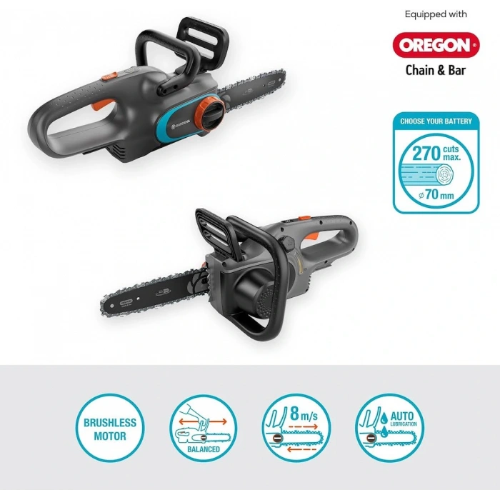 Gardena 14790 Akülü Testere Powersaw 3/8 18V 25CM