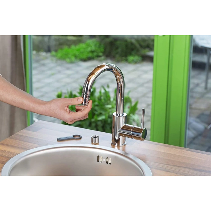 Gardena 18210 Aç Kapa Batarya Hortum Takma