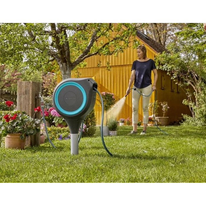 Gardena 18604 Otomatik Hortum Makarası 15 Metre