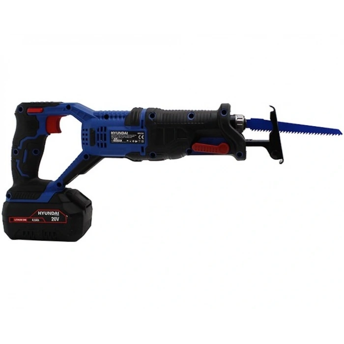Hyundai HRS202 Akülü Tilki Kuyruğu Testere 20V 4Ah (Akü ve Şarj Cihazı Dahil)