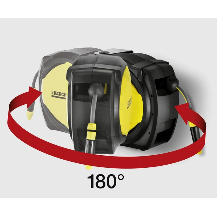 Karcher CR 7.220 Duvara Monte Otomatik Hortum Makarası (20+2 Mt Hortum Uzunluğu)