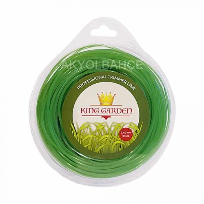 King Garden Tırpan Misinası Ot Çim Kesme İpi 2.40 MM - 44 M