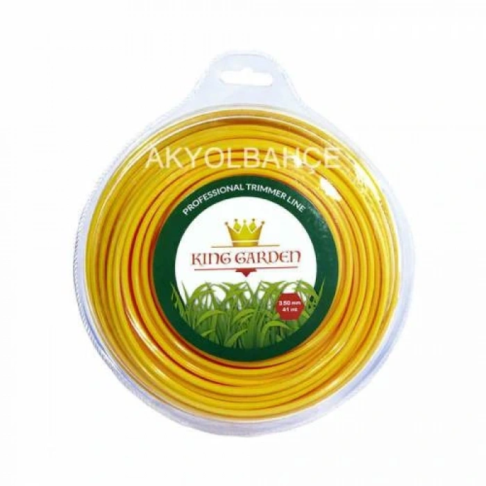 King Garden Tırpan Misinası Ot Çim Kesme İpi 3.50 MM - 41 M