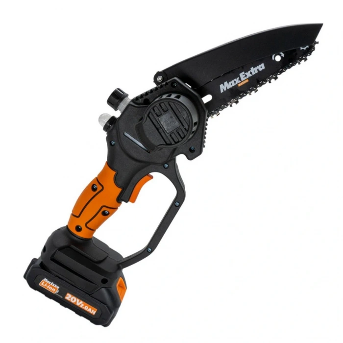 Max Extra MX8006 Çift Akülü Dal Kesme Budama Mini Testere 150 mm 20V 2.0Ah