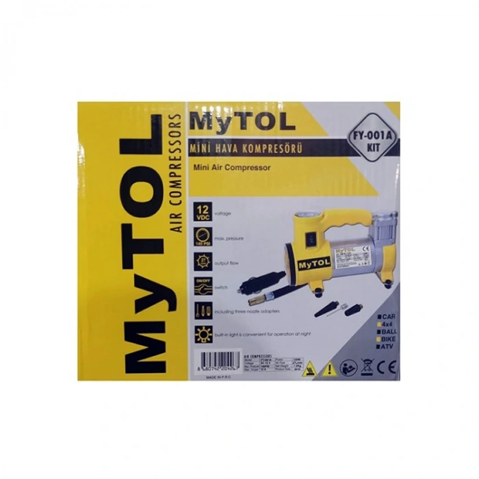 Mytol FY001A Işıklı Mini Hava Kompresörü