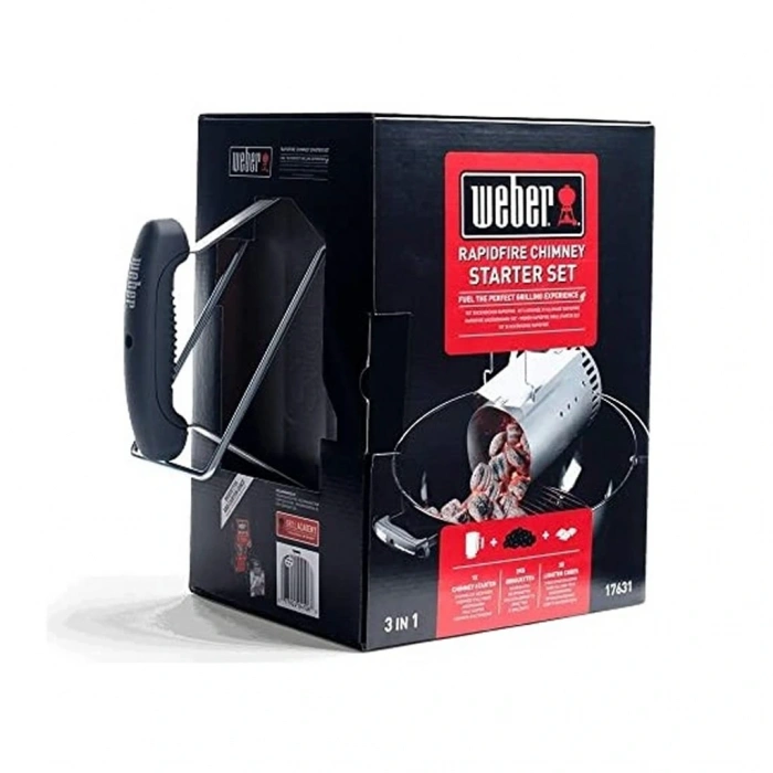 Weber 7416 Mangal Kömürü Tutuşturma Bacası Büyük Boy (Kömür Hediyeli)