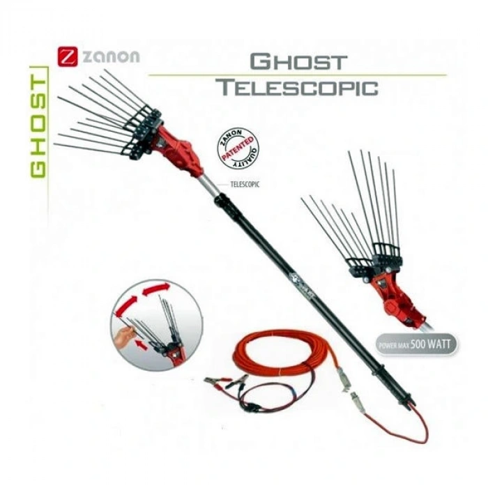 Zanon Ghost Teleskopik Zeytin Silkme Silkeleme Hasat Makinası