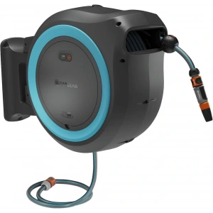 Gardena 18645 Akülü Duvara Monte Hortum Kutusu Powerroll XXl Seti 40 M