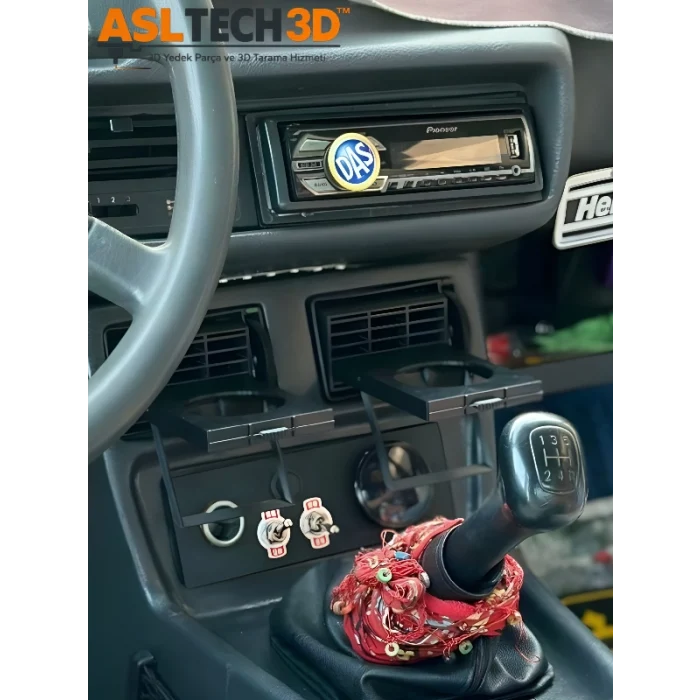 Tofaş Kalorifer Menfez İçi Slim Bardaklık – 2’li Aksesuar | Araç İçi Bardak Tutucu