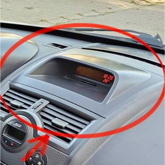 Renault Megane 2 (2003–2009) Saat Radyo Gösterge Çerçevesi | Boyalı