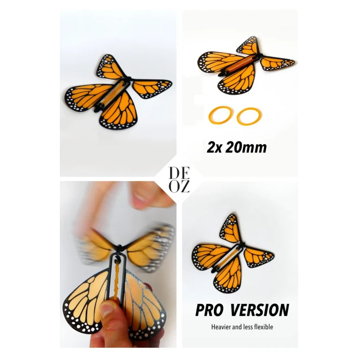 Sihirli Kurmalı Uçan Kelebek – Hediyelerinize Canlılık Katın (5’li Set)