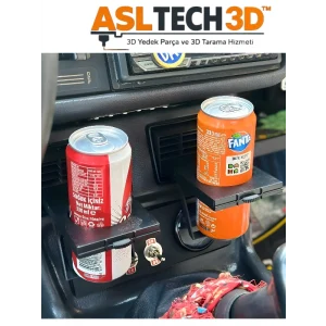 Tofaş Kalorifer Menfez İçi Slim Bardaklık – 2’li Aksesuar | Araç İçi Bardak Tutucu