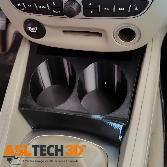 Renault Megane 3 Modelleri İçin Özel Olarak Tasarlanmış Ek Bardak Tutucu