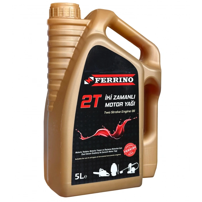 FERRİNO 2T YAĞ 5 LT KIRMIZI
