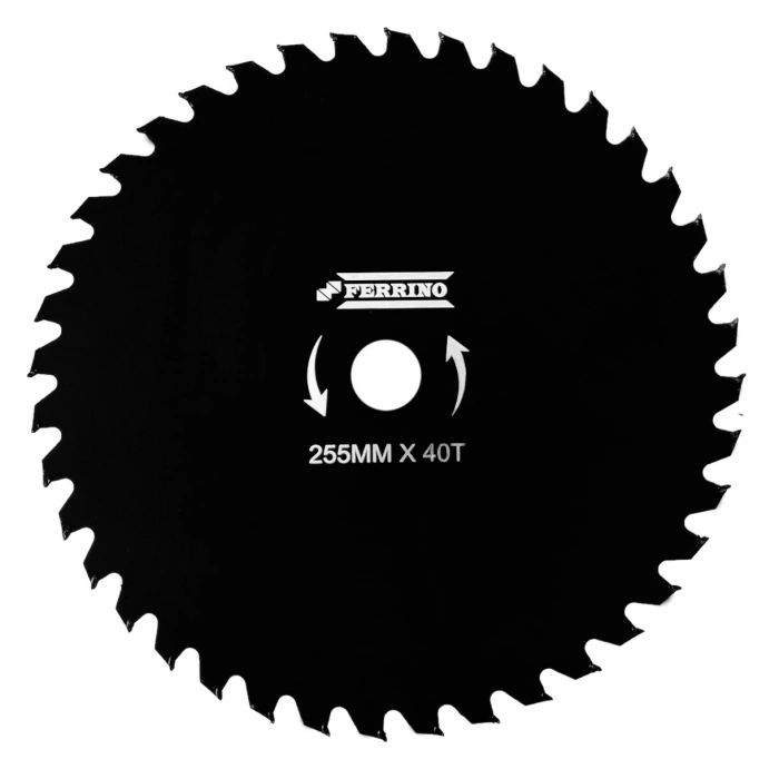 Ferrino Deliksiz Elmas Bıçak Daire Testere 40 Diş 255 mm Siyah