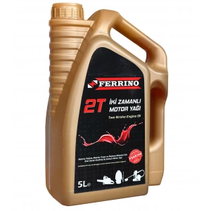 FERRİNO 2T YAĞ 5 LT KIRMIZI