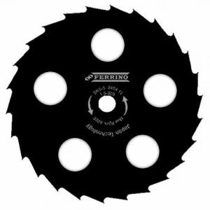 Ferrino 5 Delikli Japon Bıçak Daire Testere 255 mm Siyah