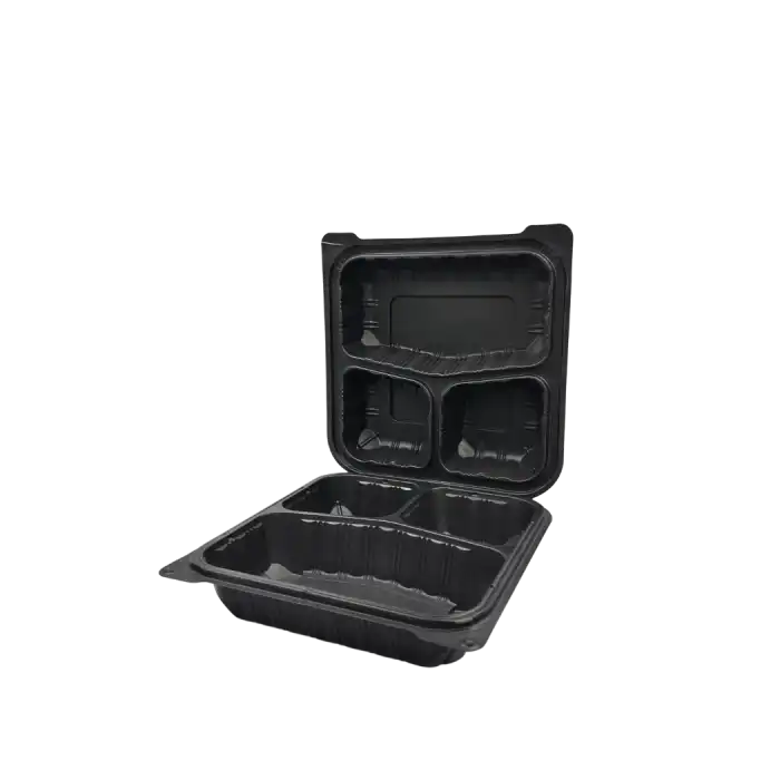 3 GÖZ KAPAKLI MİKRODALGA KABI