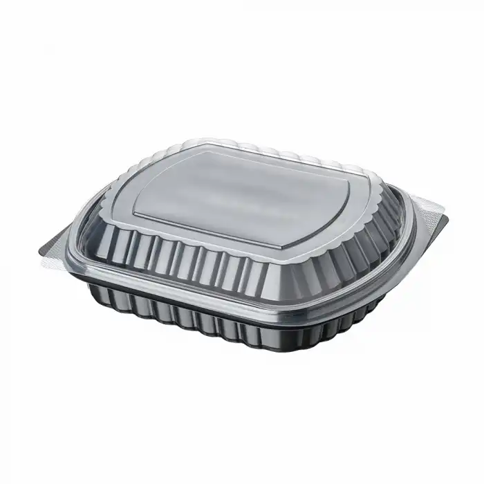 SİYAH TEK GÖZ MİKRODALGA TEPSİ (KAPAKSIZ)