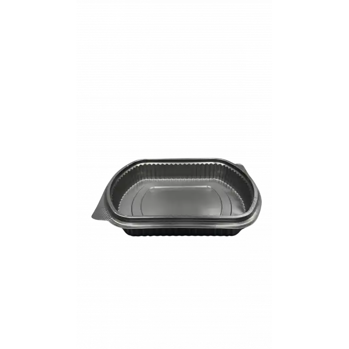 SİYAH TEK GÖZ MİKRODALGA TEPSİ (KAPAKSIZ)