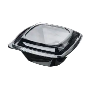 1000CC SİYAH SALATA KAP – KAPAK