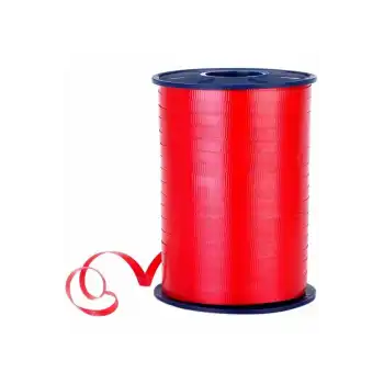 Kırmızı Düz Şerit Rafya 200 M 8 Mm 1 Adet