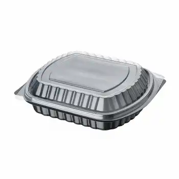 SİYAH TEK GÖZ MİKRODALGA TEPSİ (KAPAKSIZ)