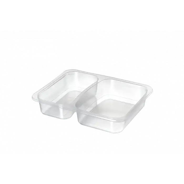 2 Bölme Yemek Kabı (400Adet)