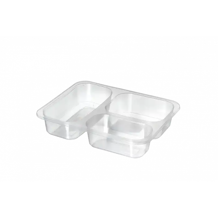 3 Bölme Yemek Kabı (400Adet)