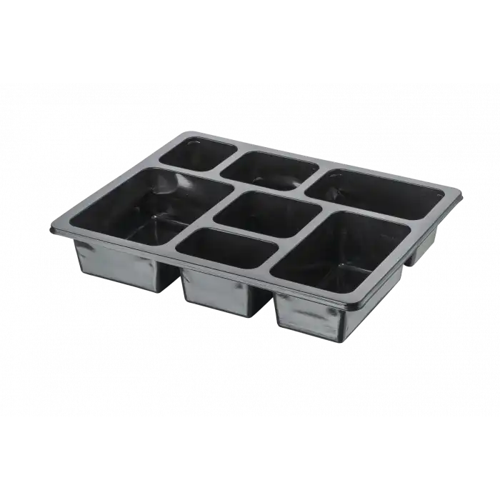 7 Bölme Yemek Kabı (200Adet)