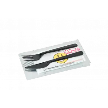 6Lı Çatal Bıçak Seti (Siyah)