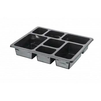 7 Bölme Yemek Kabı (200Adet)