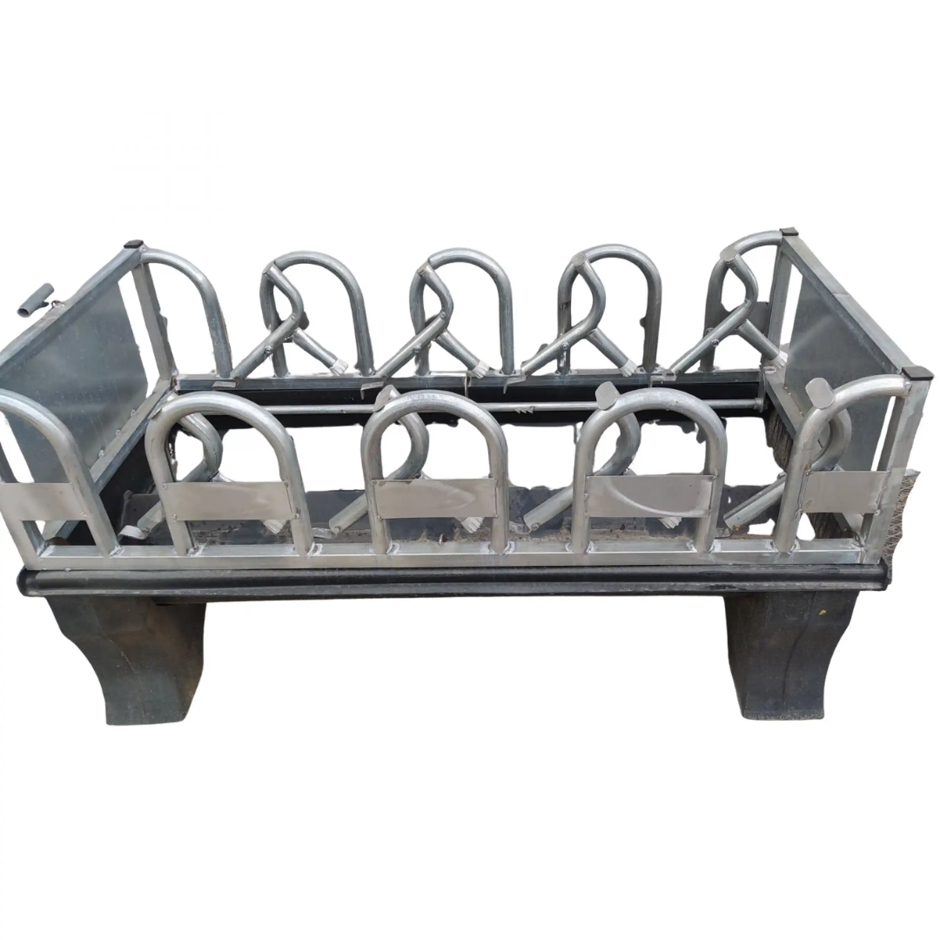 Küçükbaş 4’lü Çiftli Yemlik Kilit Sistemi (Altı Plastik Tabanlı)