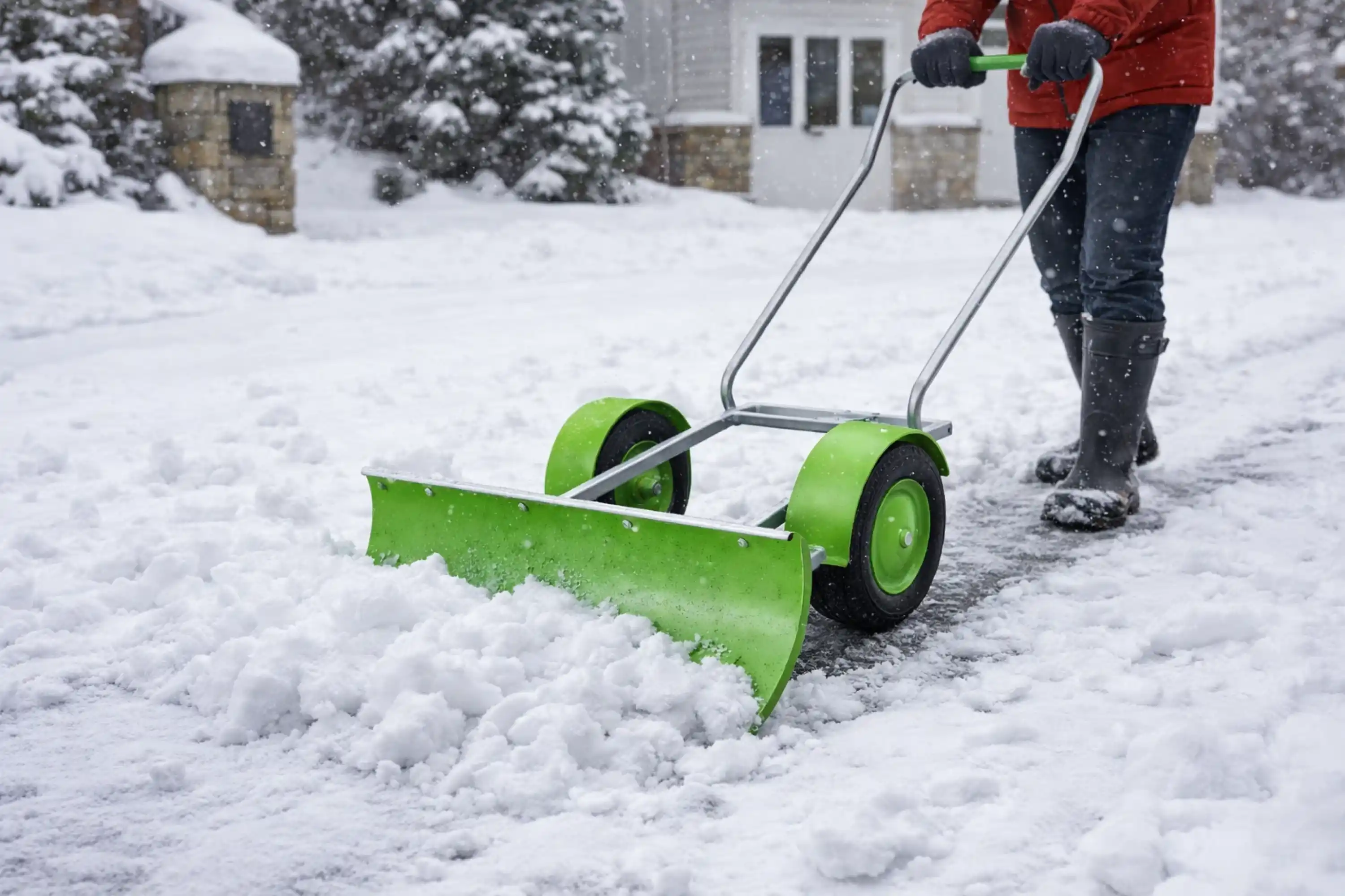 3 Tekerli Gübre ve Kar Sıyırıcı Aracı – 60 cm
