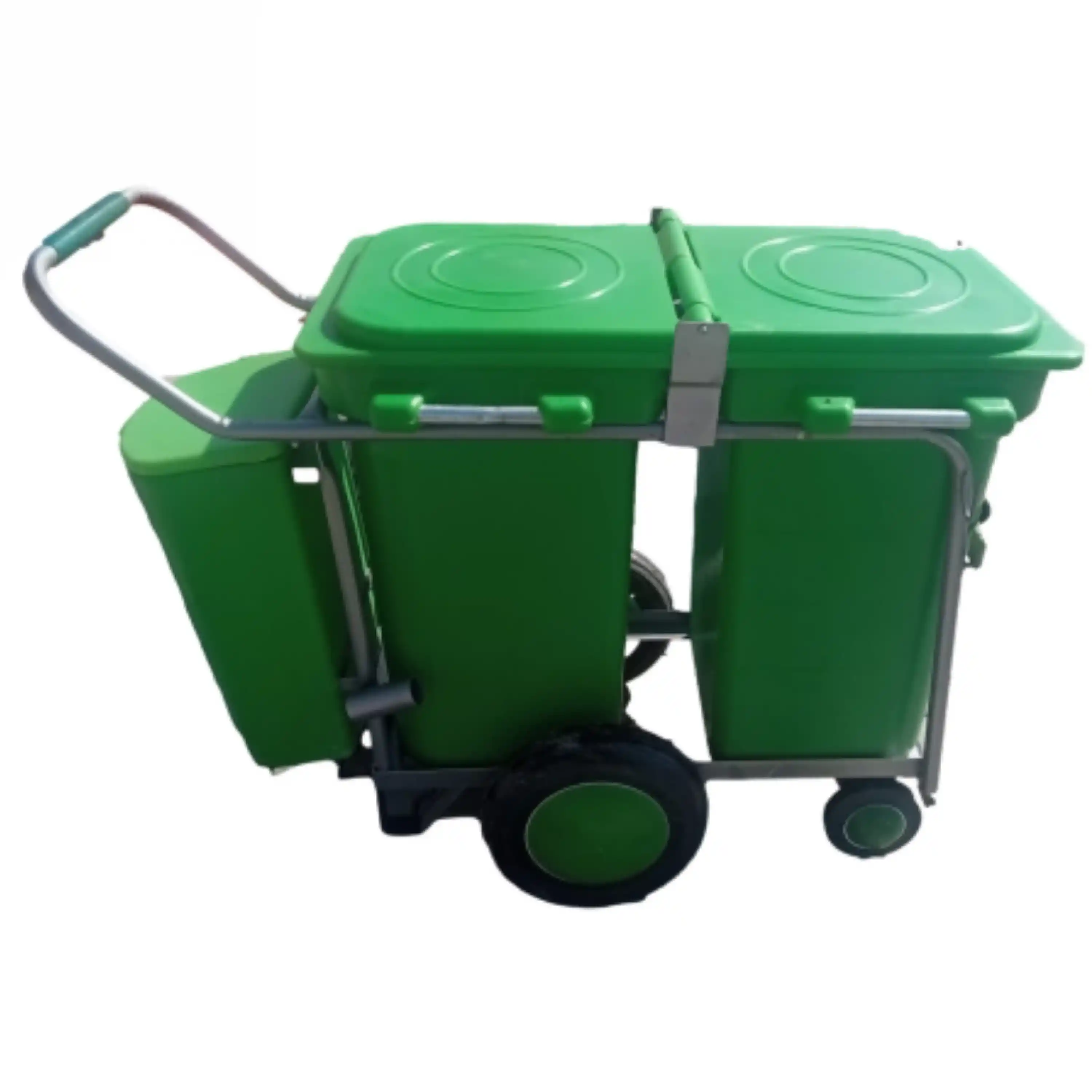 Çöp Toplama Arabası Çiftli 180 LT – 2 Kovalı