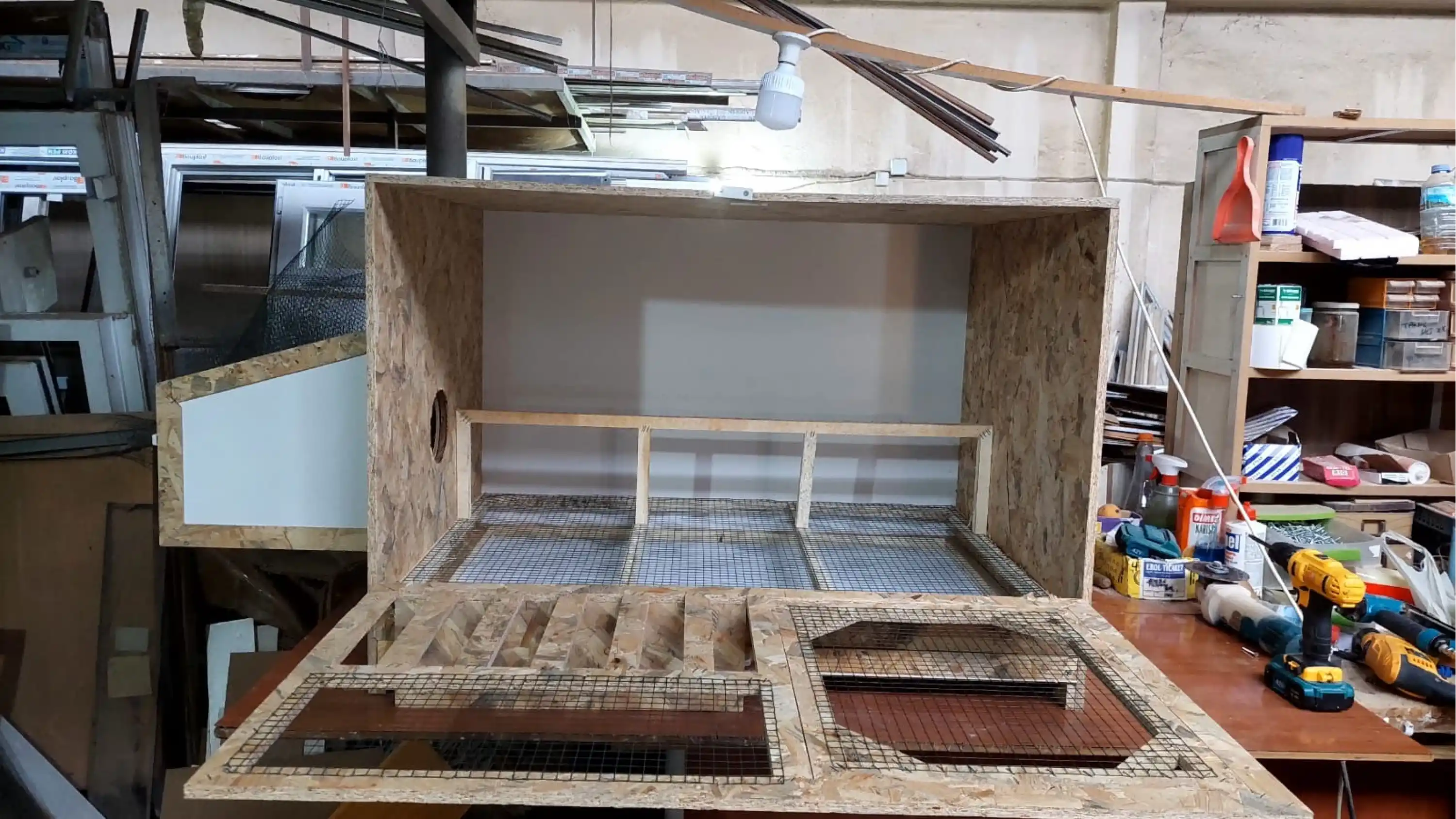 Asil Bantam & Cüce Irk Damızlık Kafesi - OSB - 100*70*60