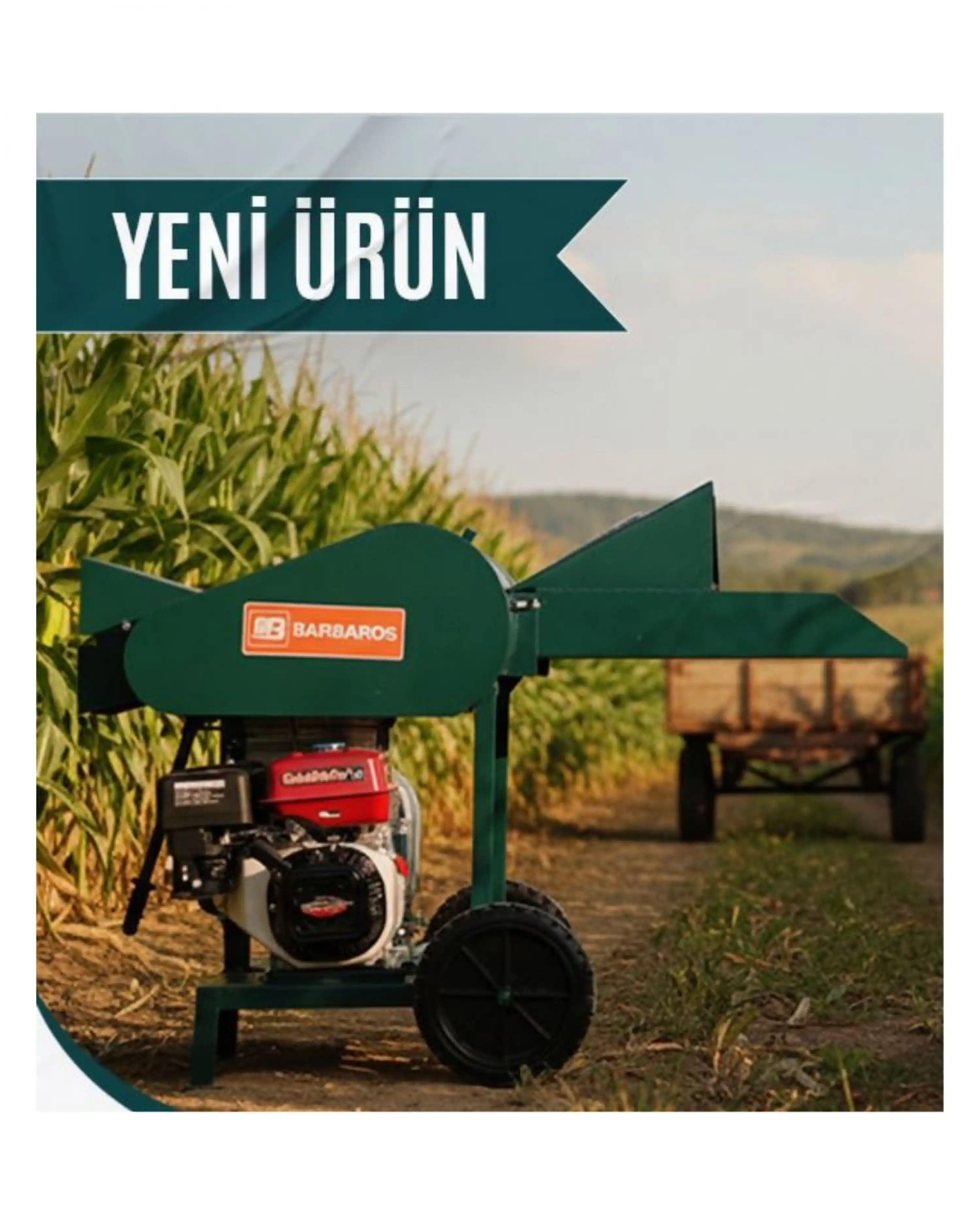Bartech Benzinli Ot - Slaj Doğrama Makinesi - 9 HP