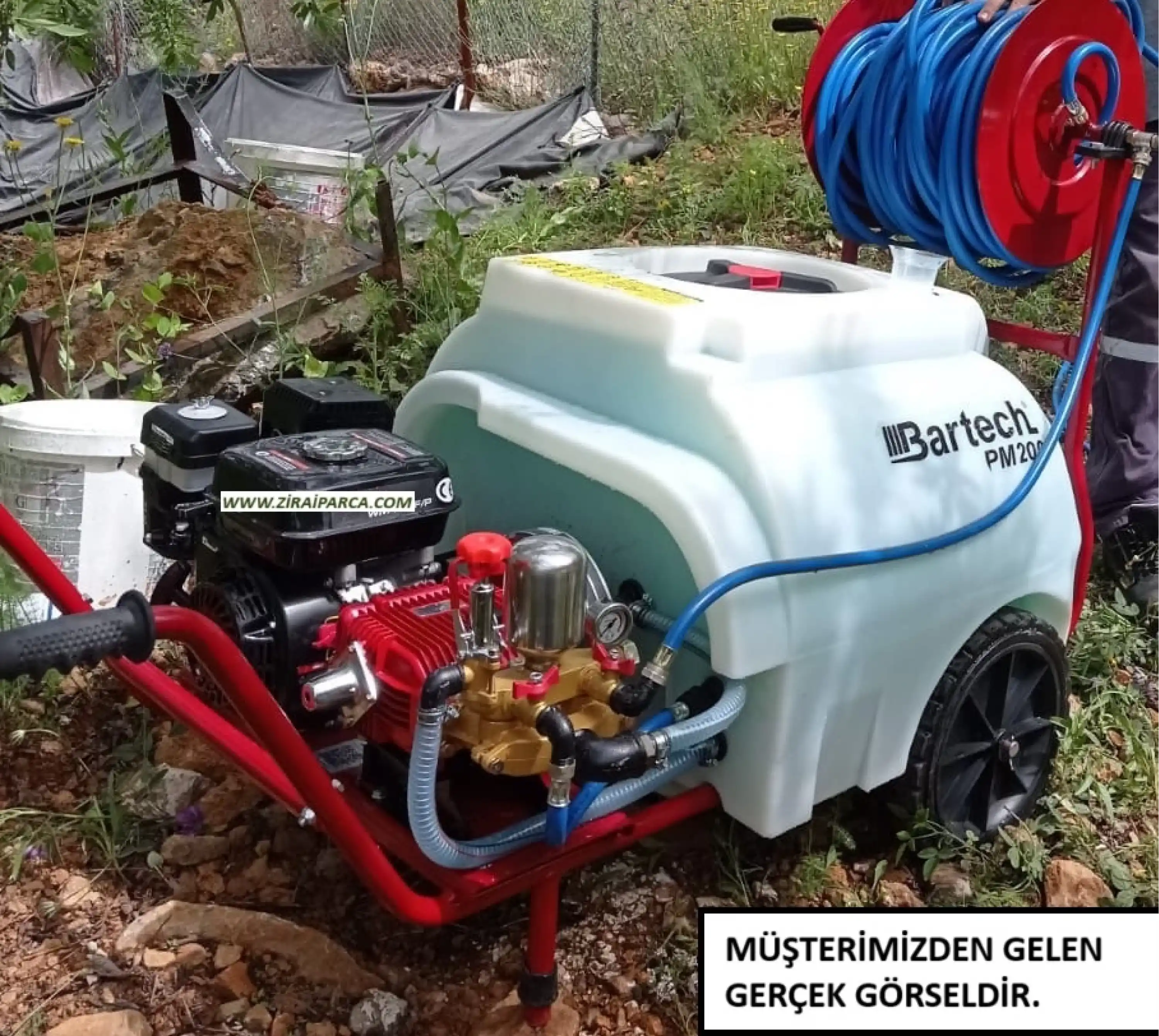 Bartech PM200 Pülverizatör 200 Litre