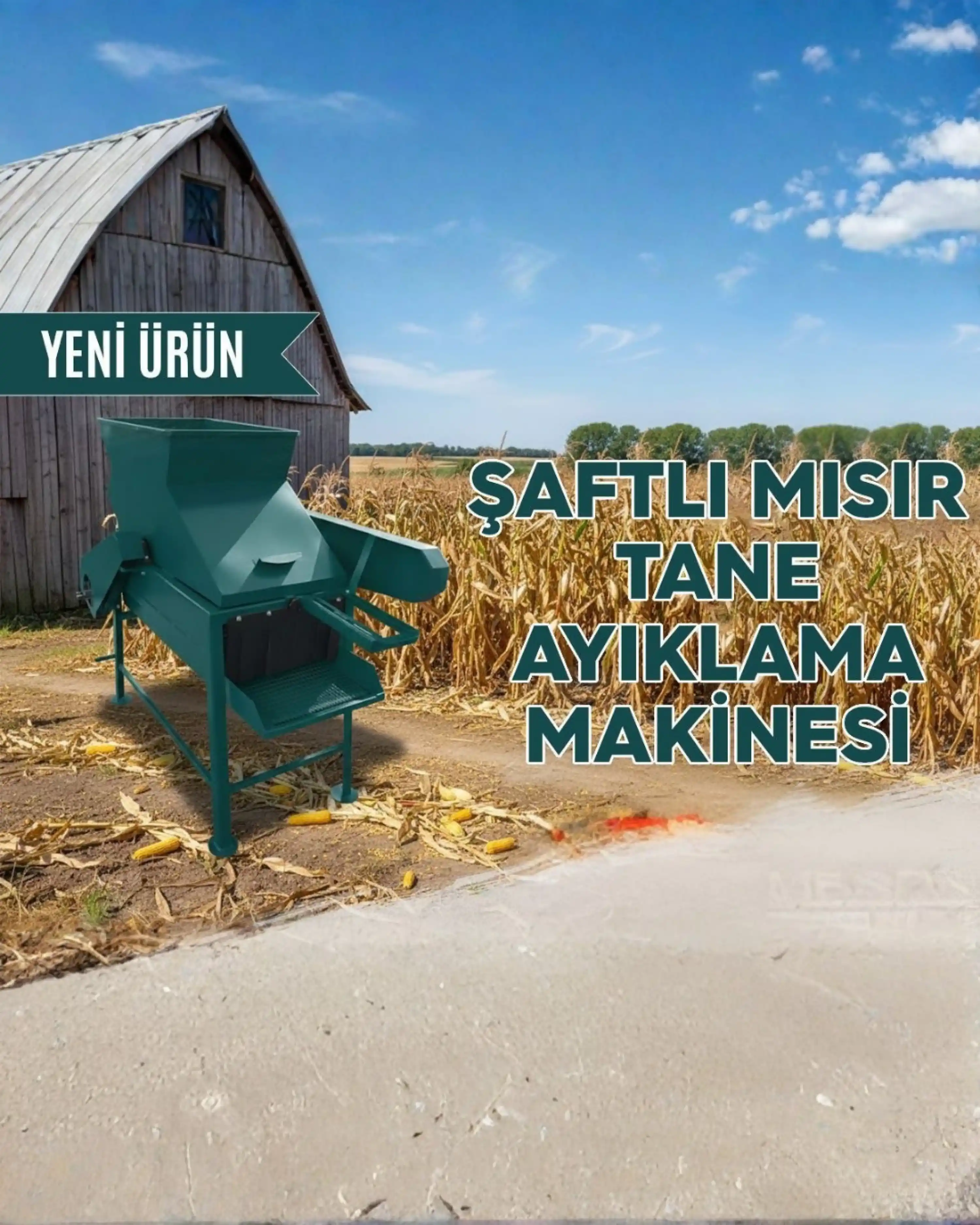 Bartech Şaftlı Mısır Tanesi Ayıklama Makinesi