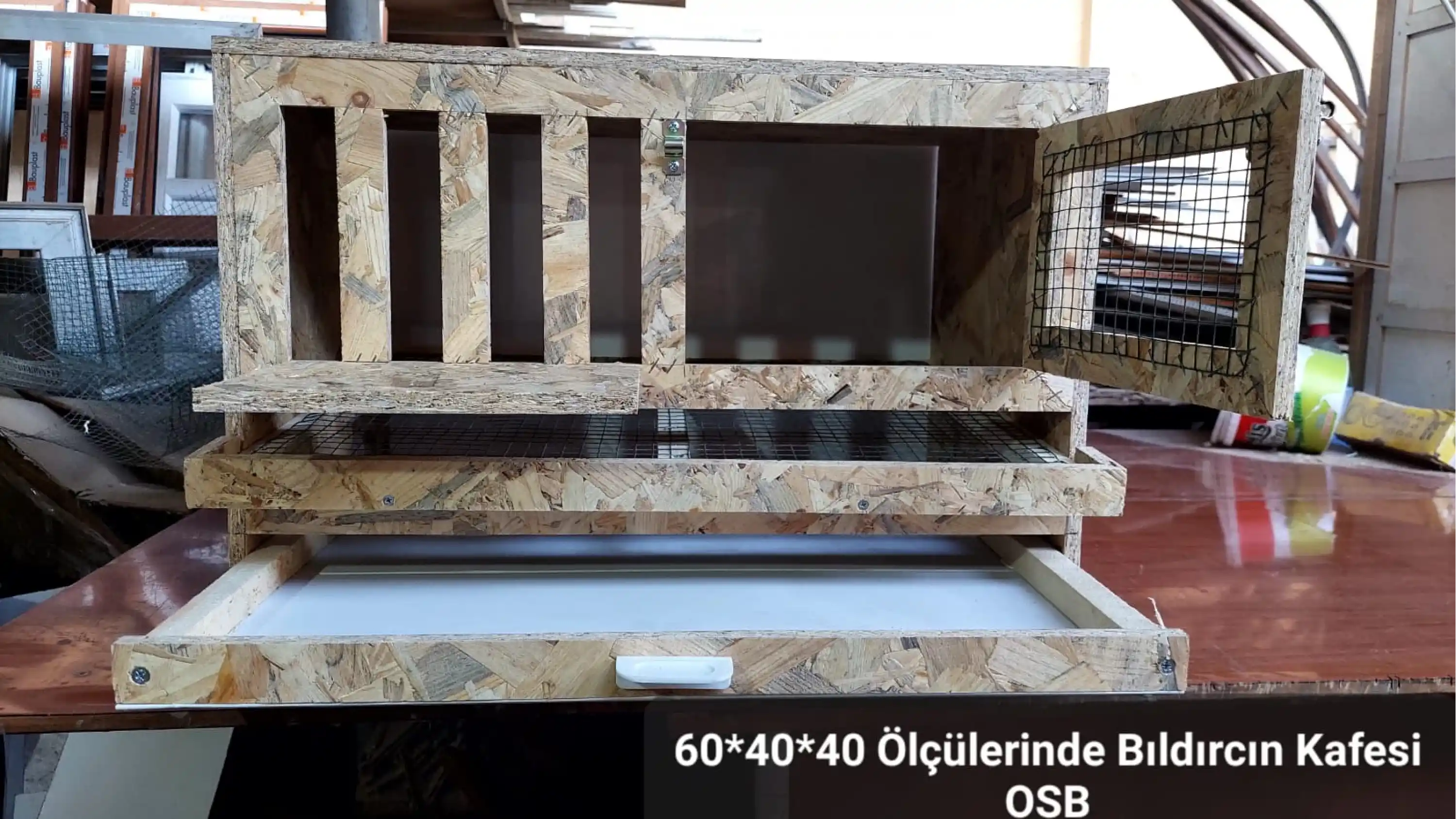 Bıldırcın Kafesi - OSB - 60*40*40