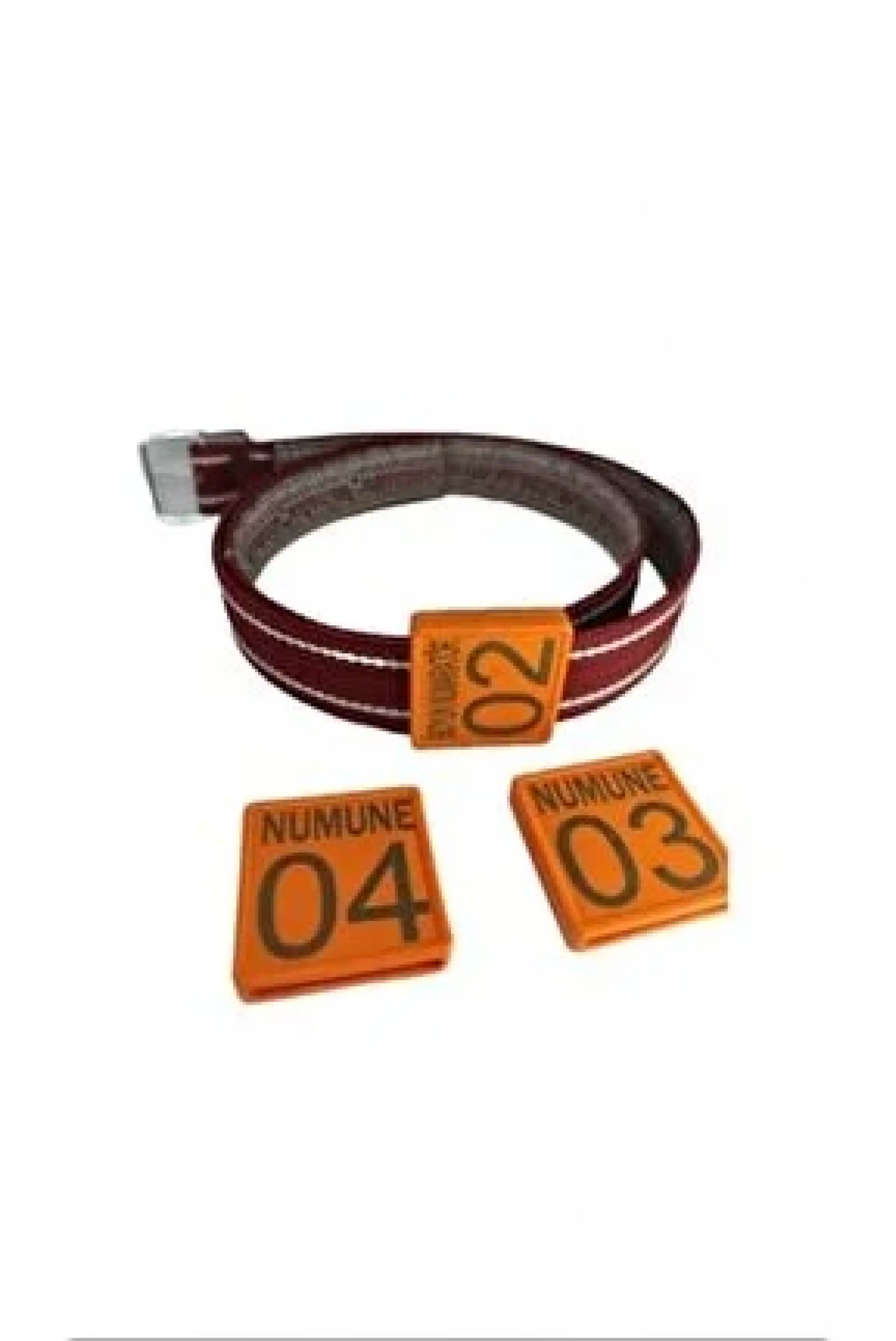 Küçükbaş için Boyunluk Numaratör + Kemer