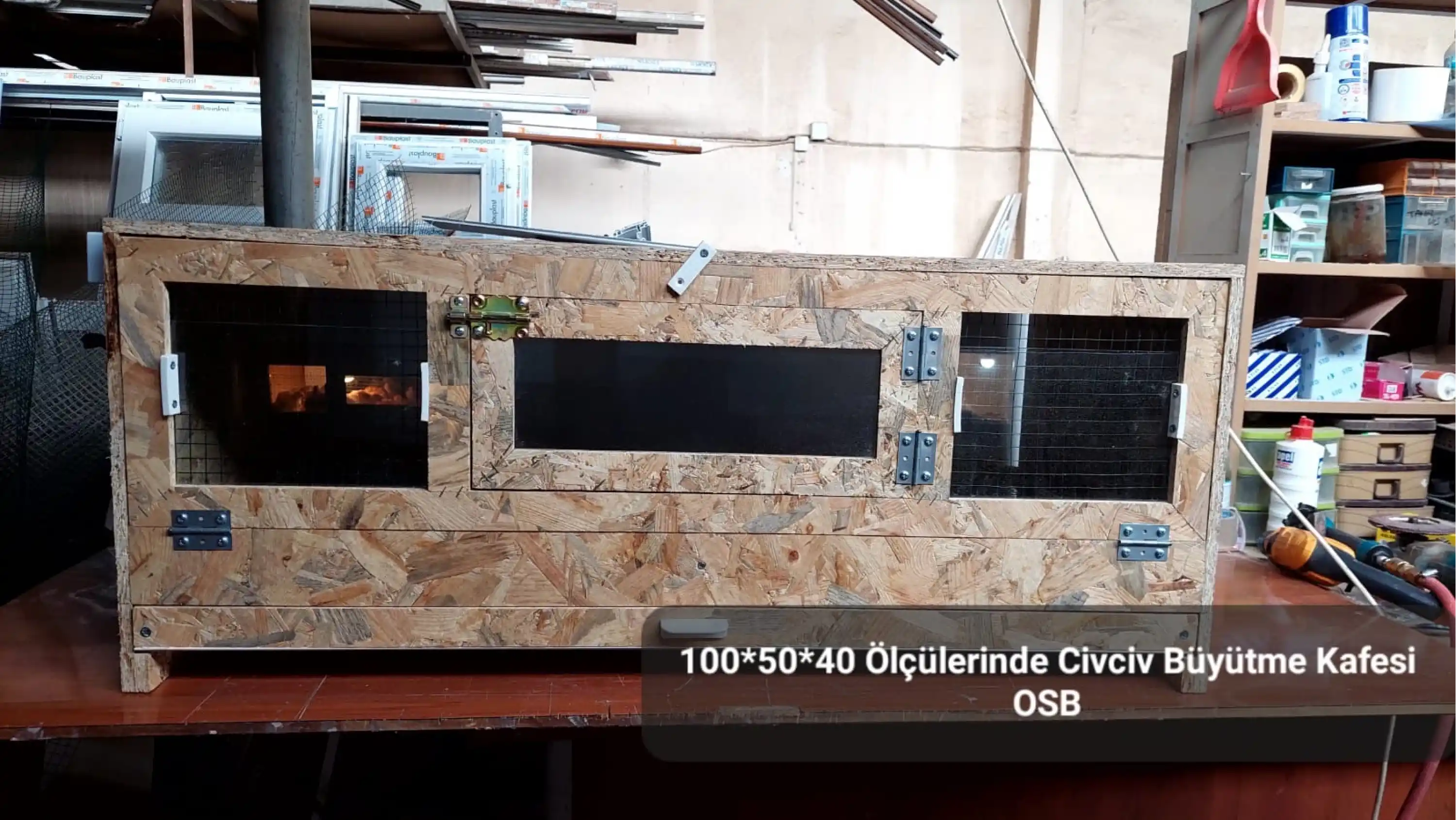 Civciv Büyütme Kafesi - OSB - 100*50*40