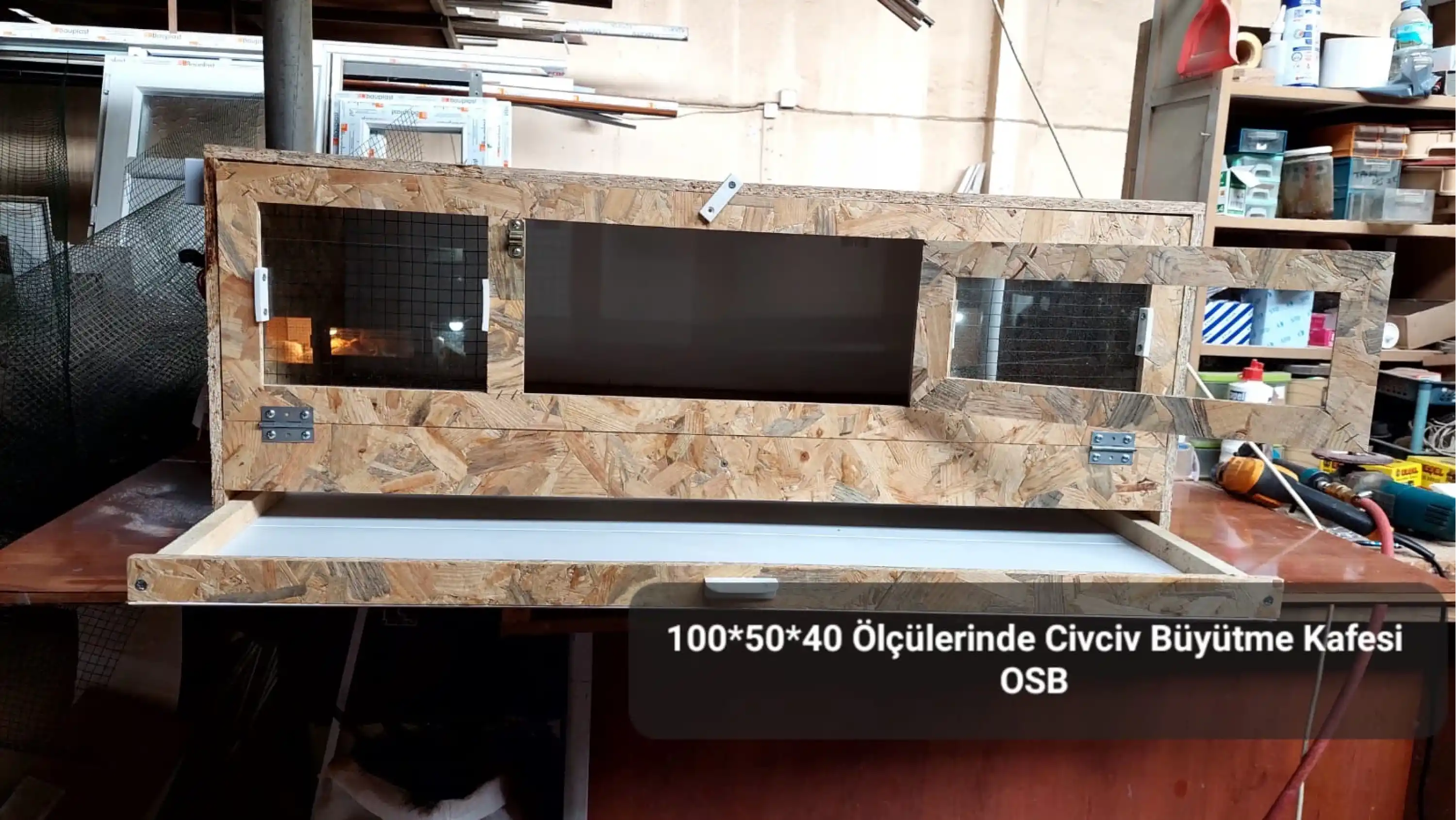 Civciv Büyütme Kafesi - OSB - 100*50*40