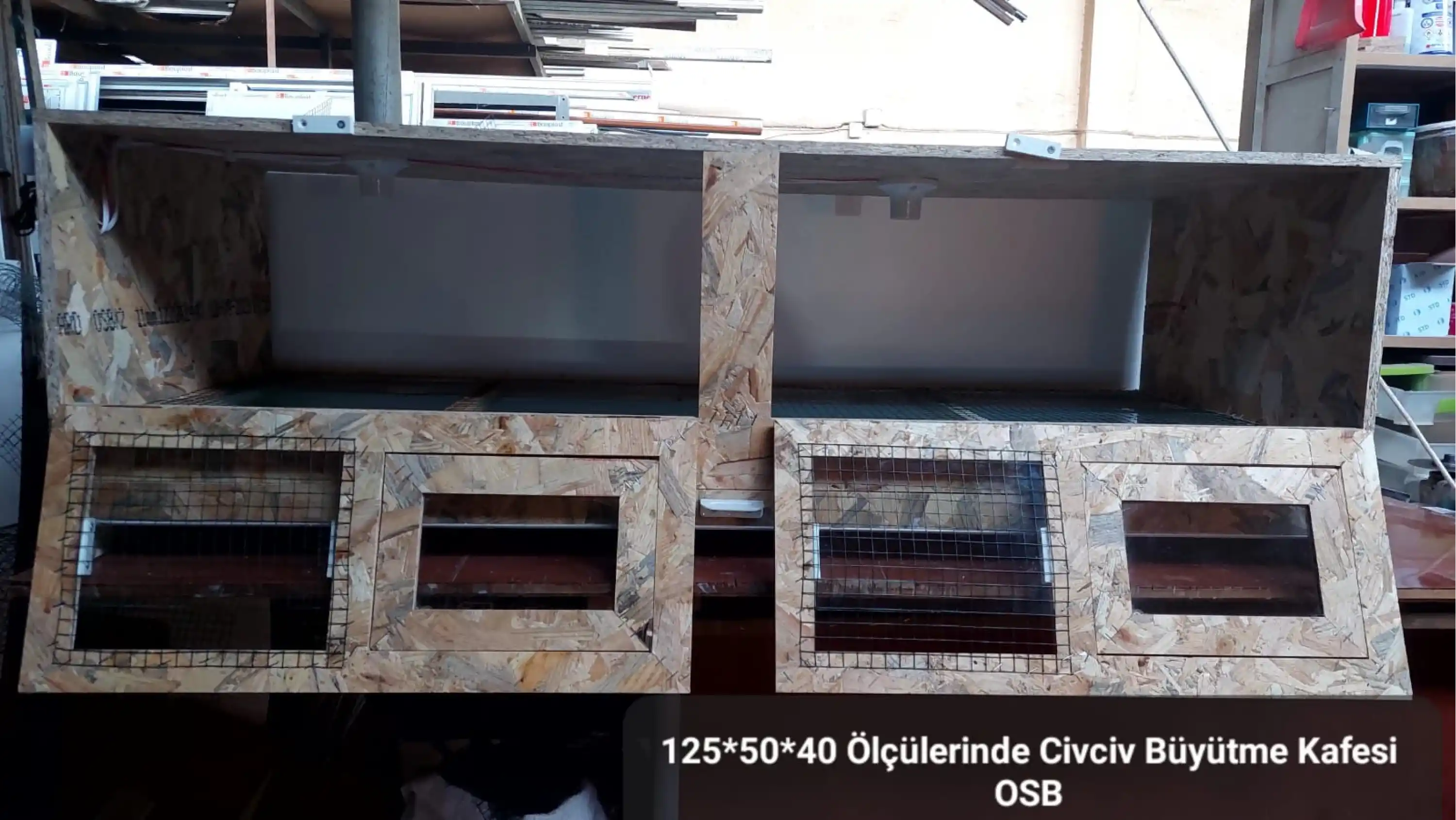 Civciv Büyütme Kafesi - OSB - 120*50*40