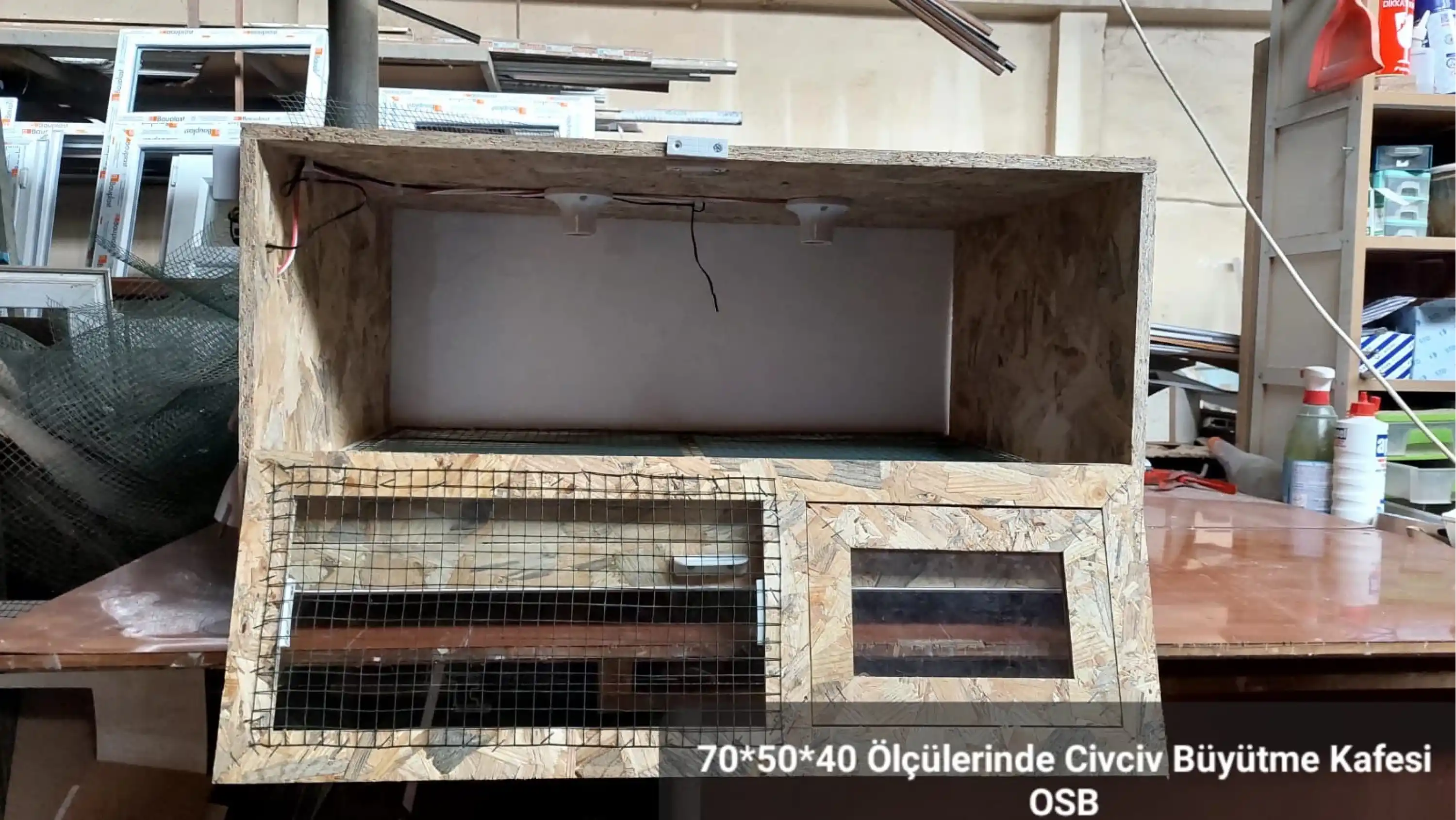 Civciv Büyütme Kafesi - OSB - 70*50*40