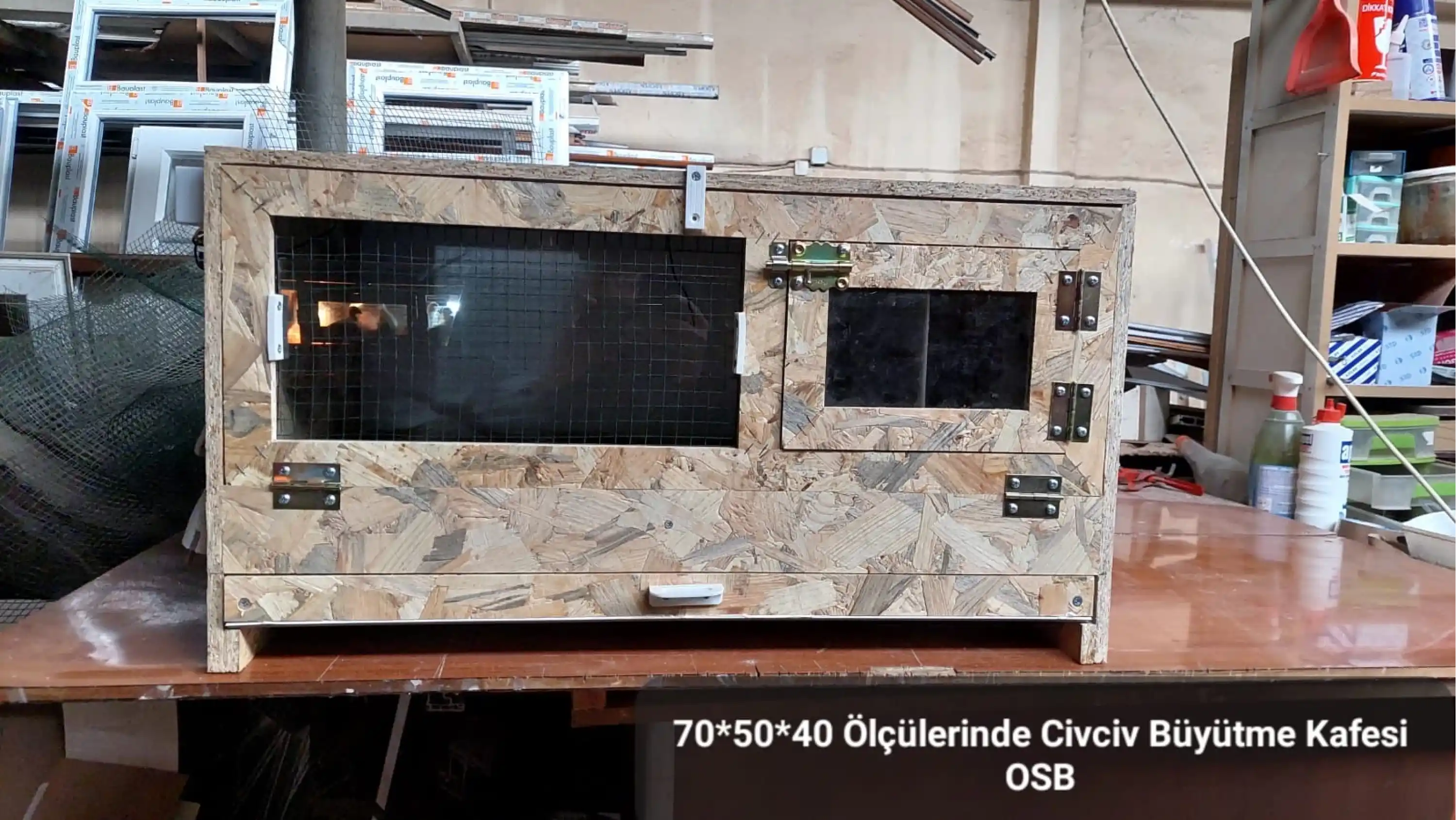 Civciv Büyütme Kafesi - OSB - 70*50*40