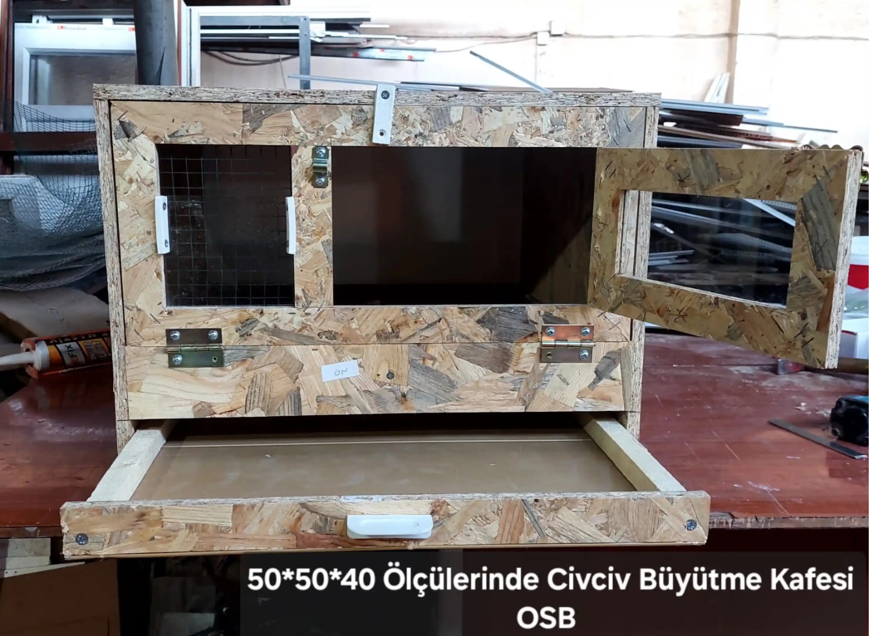 Civciv Büyütme Kafesi - OSB - 50*50*40