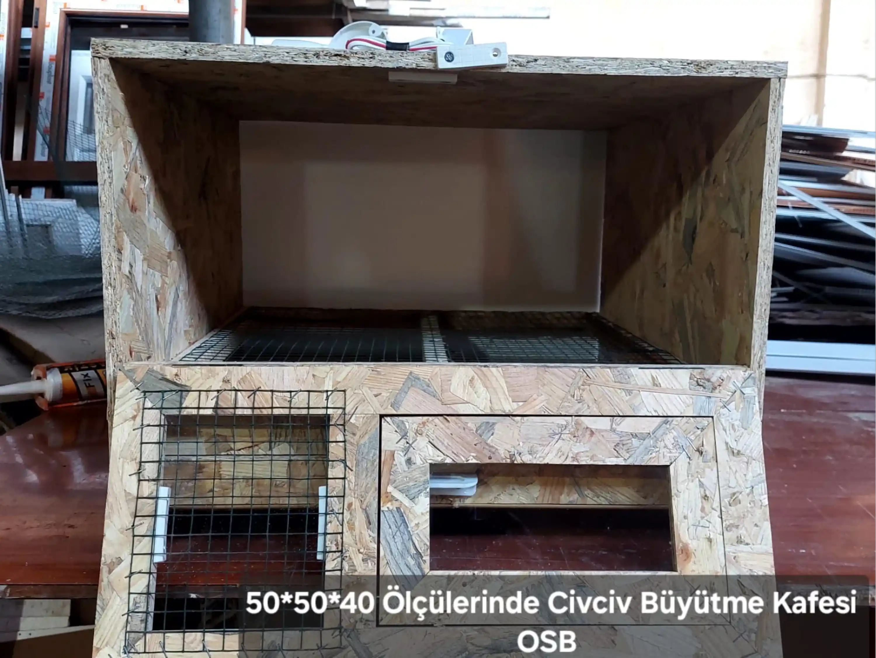 Civciv Büyütme Kafesi - OSB - 50*50*40