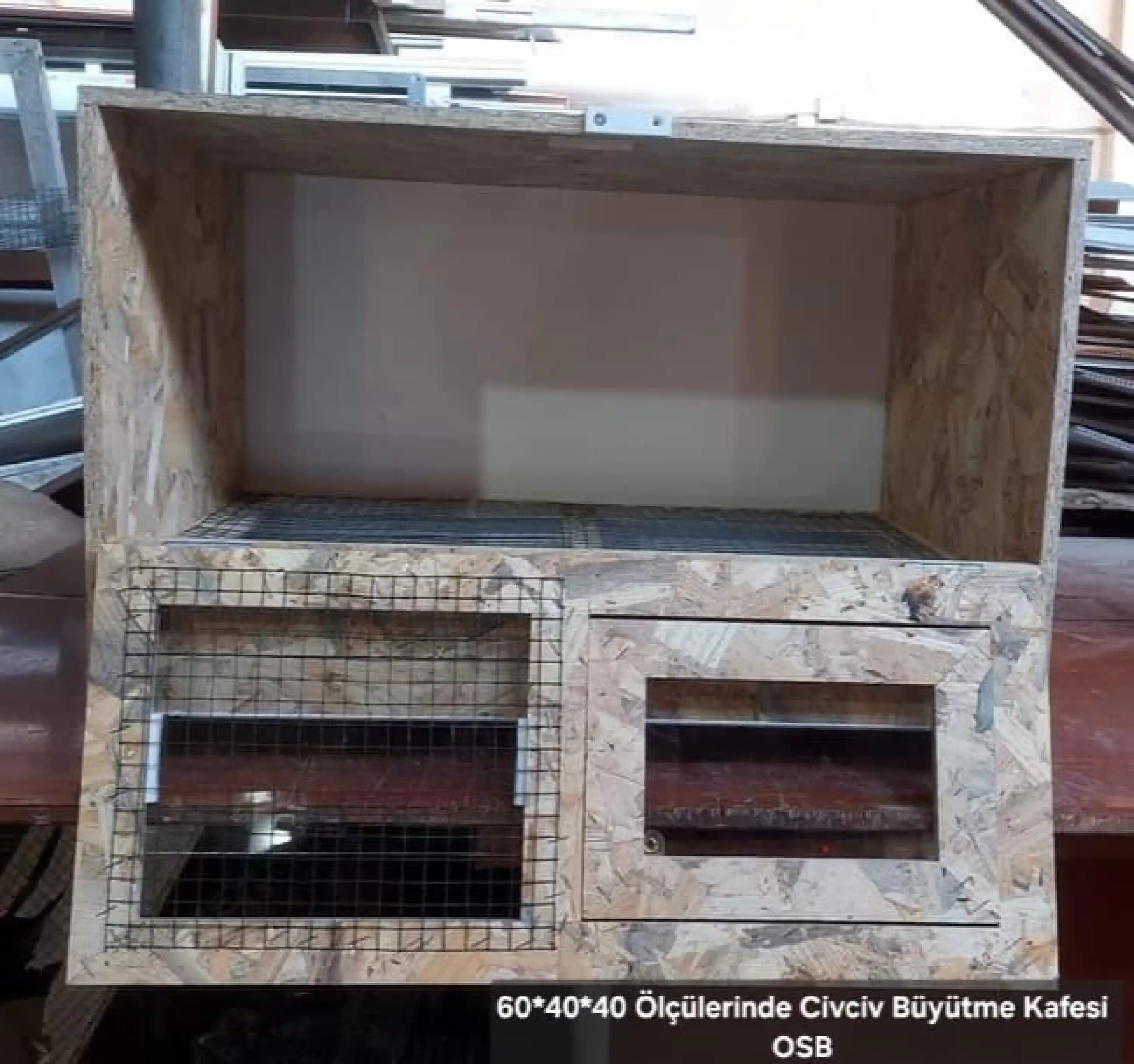Civciv Büyütme Kafesi - OSB - 60*40*40