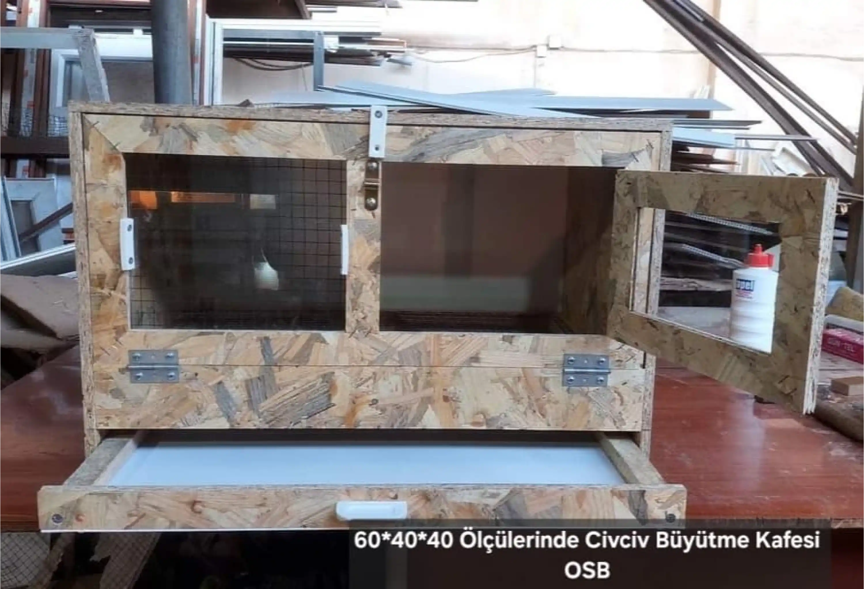 Civciv Büyütme Kafesi - OSB - 60*40*40